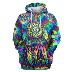 HIPPIE HOODIE 3D PRINTED-HP3