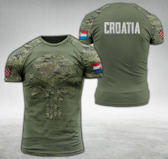 Croatia camo T-shirt