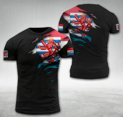 Luxembourg flag T-shirt