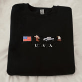 USA Embroidered Sweatshirt