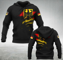 Germany scratch flag 03s hoodie