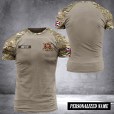 British army camo customize T-shirt