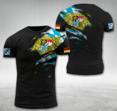Bavaria Germany National Flag T-shirt I02