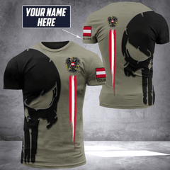 Austria pun customize T-shirt
