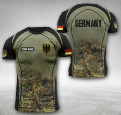 Germany camo customize T-shirt 1105