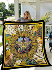 Hippie Peaceful bedding Quilt blankets 3d 020
