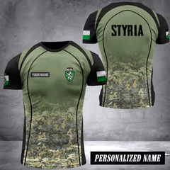 Styria austria pun camo customize T-shirt