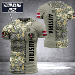 Austria camo customize T-shirt 245