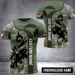 Soldier Austria customize T-shirt 2452