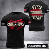 Austria flag custom T-shirt 2509