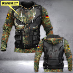 Germany soldier HOODIE hoodie customize 3d printed punfull