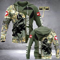 Austria soldier HOODIE hoodie customize 3d printed art