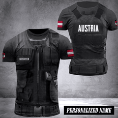 Austria tatical custom T-shirt 2509
