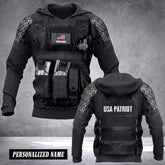 USA patriot customize hoodie flag 3d