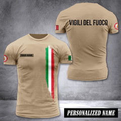 Firefighter Italy customize T-shirt 2452