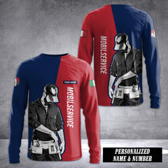 mobilservice customize sleeve T-shirt 24522