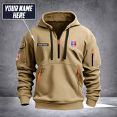 Firefighter France customize Hoodie Half Zipper