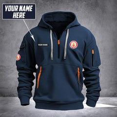 Firefighter Italy customize Hoodie Half Zipper