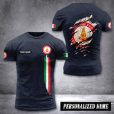 Firefighter Italy customize T-shirt back