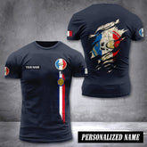 Firefighter France customize T-shirt back