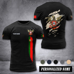 Firefighter Portugal customize T-shirt back