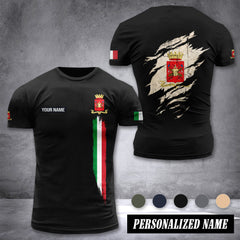 Soldier Italy customize T-shirt back army