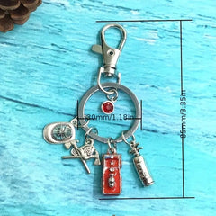 Personalized Firefighter Austria Keychain