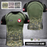 Austria army customize T-shirt camou