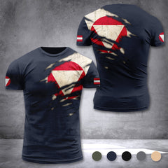 Soldier Austria Army customize T-shirt