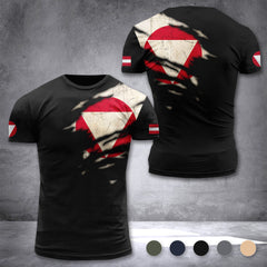 Soldier Austria Army customize T-shirt