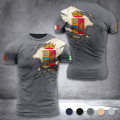 Polizia Di Stato customize ranking T-shirt