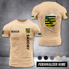 Saxony customize T-shirt back