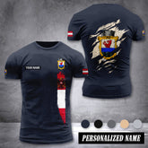 Feuerwehr Amstetten Firefighter Amstetten customize T-shirt back
