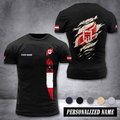 Feuerwehr Vorarlberg customize T-shirt back
