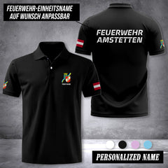 Firefighter Niederösterreich customize polo back