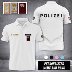 Polizei Austria customize polo back
