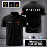 Polizia italy customize polo back