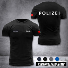 Polizei Switzerland customize ranking T-shirt comfor