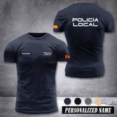 Policia Local Spain customize ranking T-shirt comfor