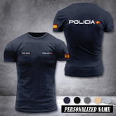 Policia Spain customize ranking T-shirt comfor