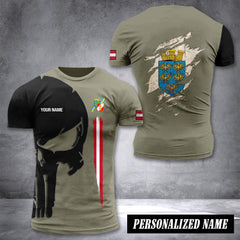Lower Austria pun customize T-shirt green
