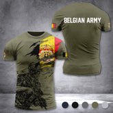 Belgium army customize T-shirt 3d 297