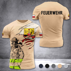 Firefighter Gotha Germany customize T-shirt 3d 168