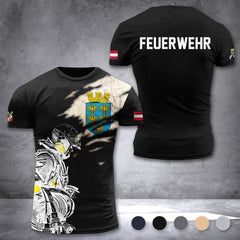 Firefighter Lower Austria customize T-shirt 3d 2973