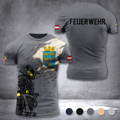 Firefighter Lower Austria customize T-shirt 3d 2973