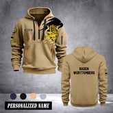 Baden-Württemberg Germany customize Hoodie Half Zipper 0909
