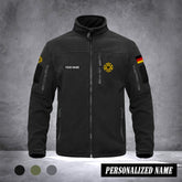 Firefighter Fleecejacke – Warme Thermojacke für Damen & Herren, Arbeitsjacke mit Zipper-Taschen, Ideal für Wandern, Training & Outdoor
