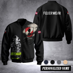 Firefighter Austria Unisex Baseball Bomber Jackets 3d Print