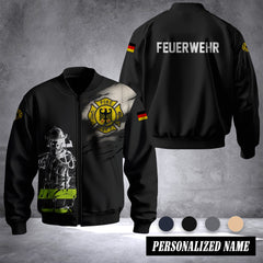 Firefighter Germany Unisex Baseball Bomber Jackets 3d Print