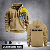 Firefighter Essen Germany customize Hoodie Half Zipper 0909